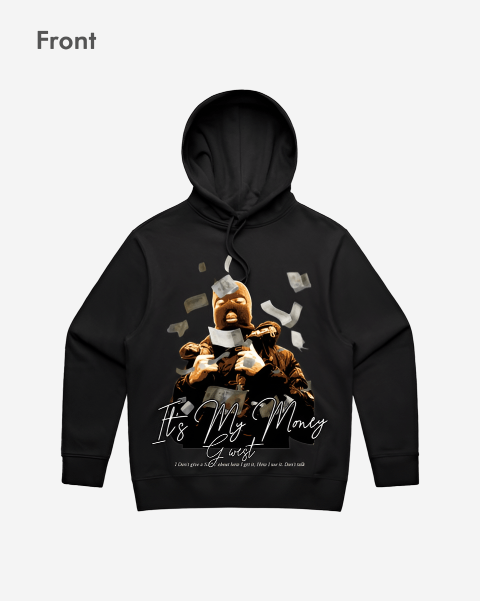 G West Its My Money Hoodie Big and Tall - G West