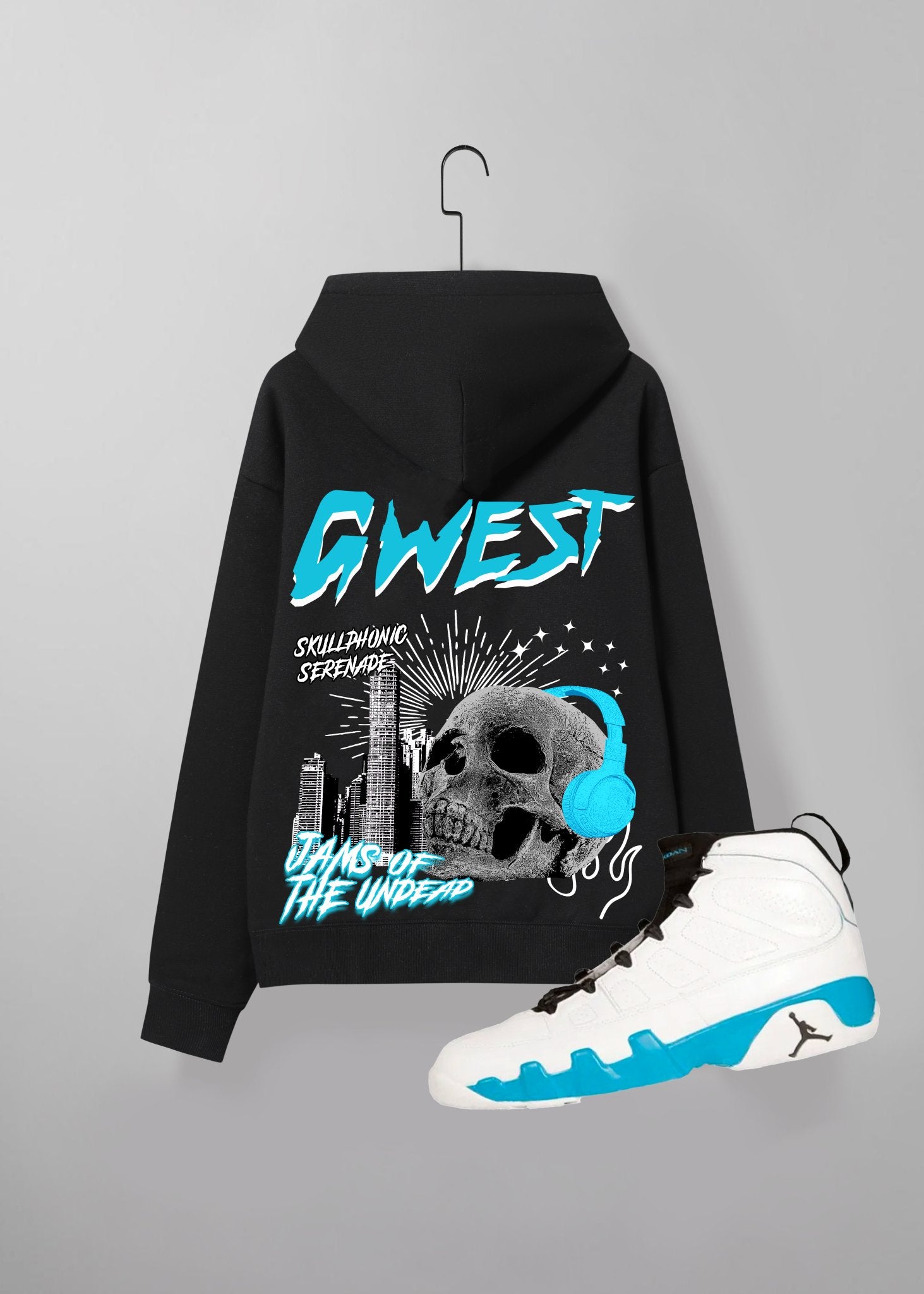 G WEST JAMS OF THE UNDEAD HOODIE : GWHLHD9030 - 1 COLORS - G West