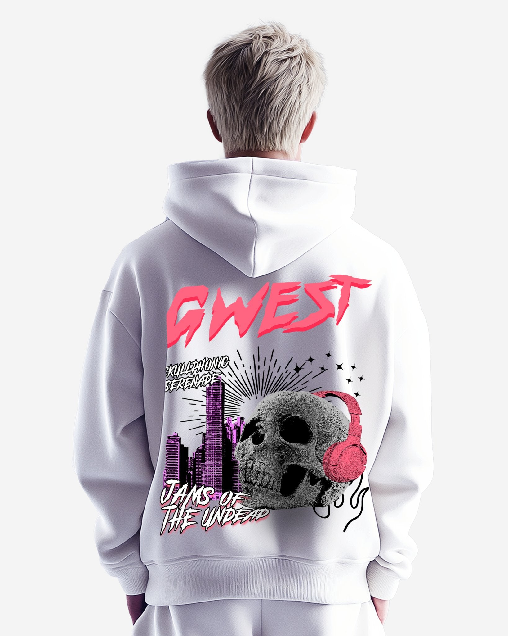 G WEST JAMS OF THE UNDEAD OVERSIZE HOODIE - G West