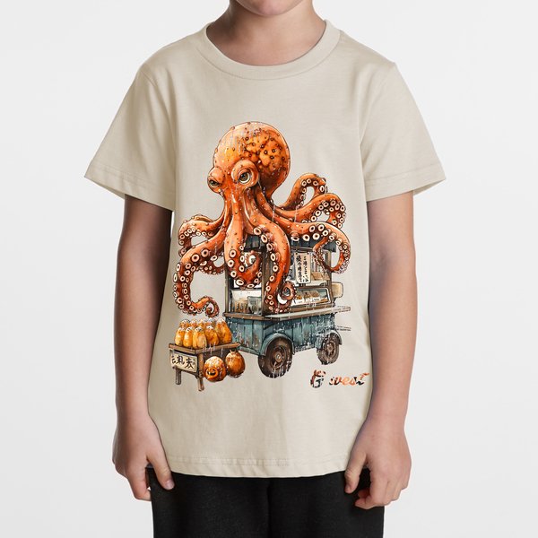 G WEST KIDS OCTOPUS CART Tee - DTPBASTY9068 - G West