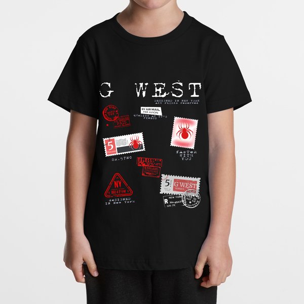 G WEST KIDS OLYMPIC STAMP TEE - DTPBASTY5041 - G West