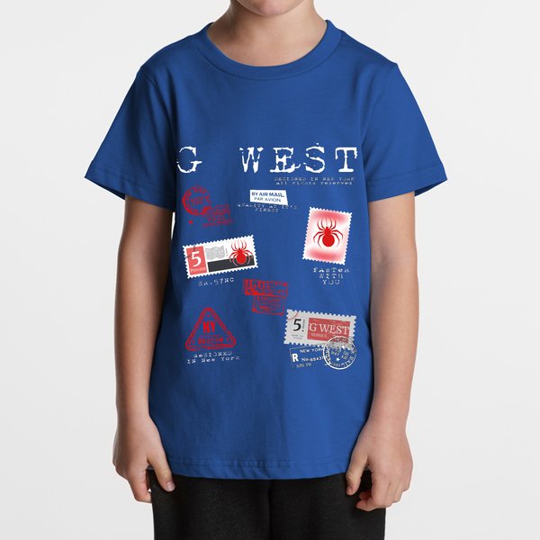 G WEST KIDS OLYMPIC STAMP TEE - DTPBASTY5041 - G West