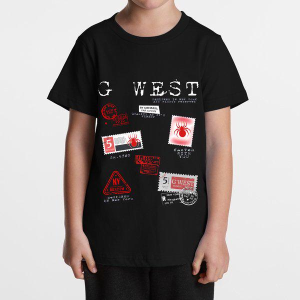 G West Kids Olympic Stamp Tee - Dtpbasty5041 - G West