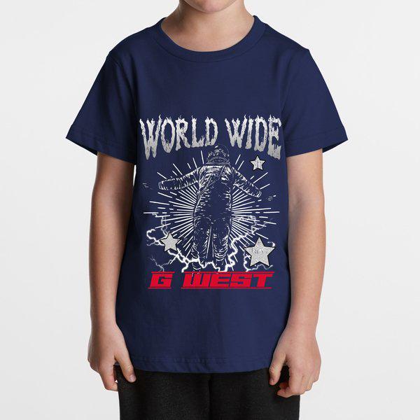 G West Kids Olympic World Wide Star Tee - Dtpbasty9021 - G West