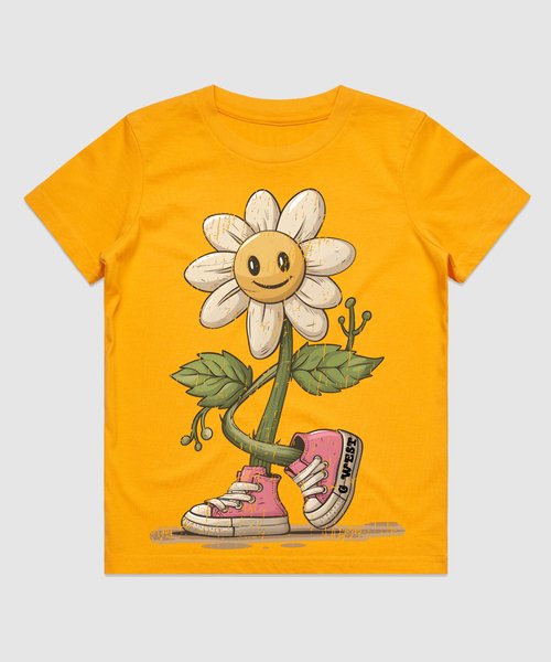 G WEST KIDS SUN FLOWER TEE - DTPBASTY9025 - G West