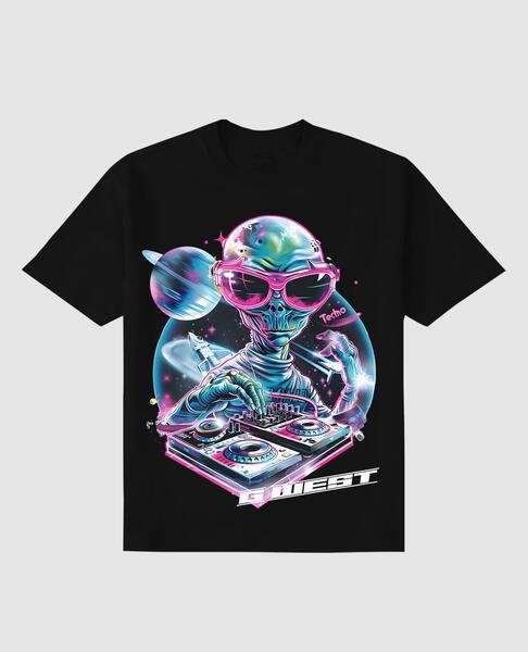 G West Kids Techno Dj Tshirt - Gwpbasty5067 - G West