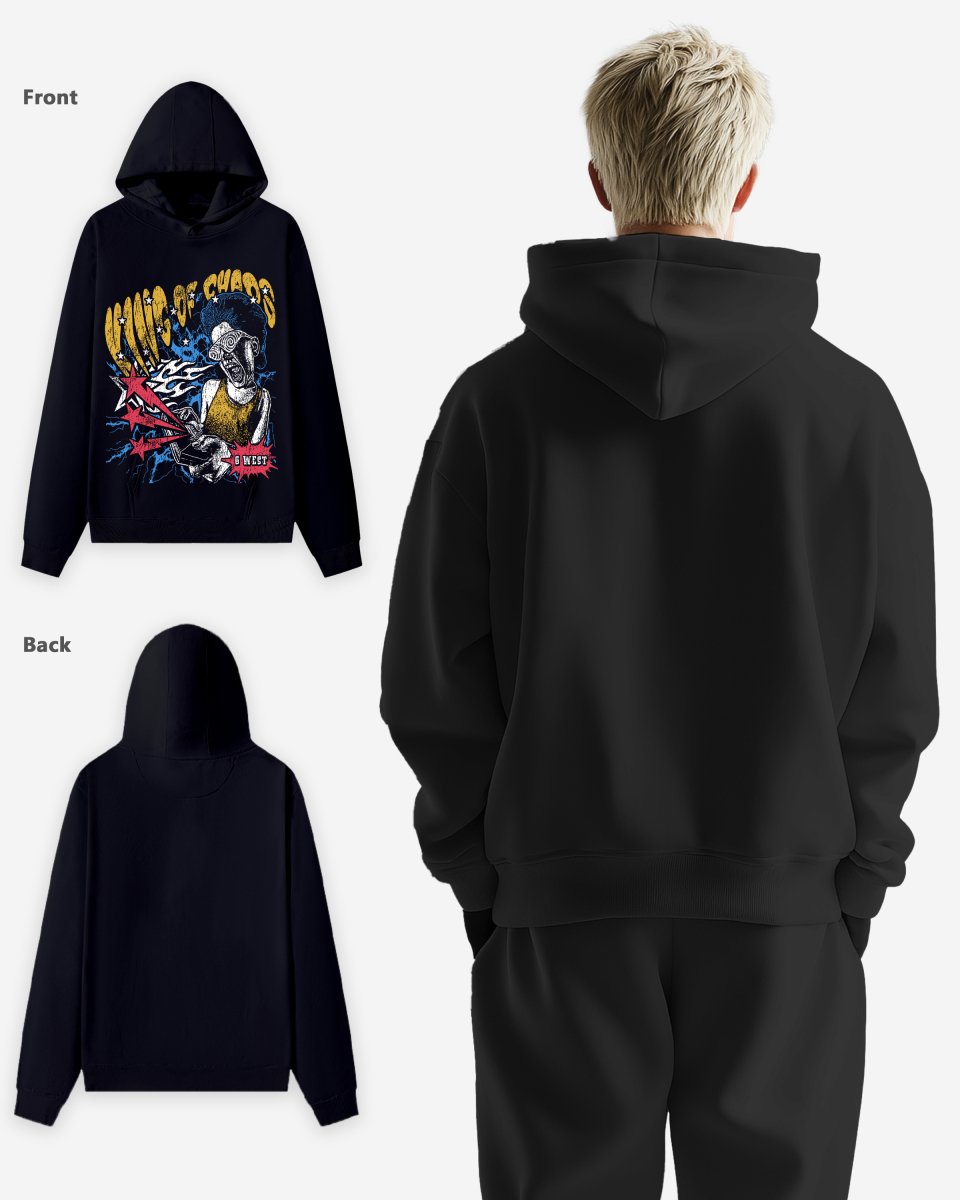 G WEST KING OF CHAOS OVERSIZE HOODIE - G West