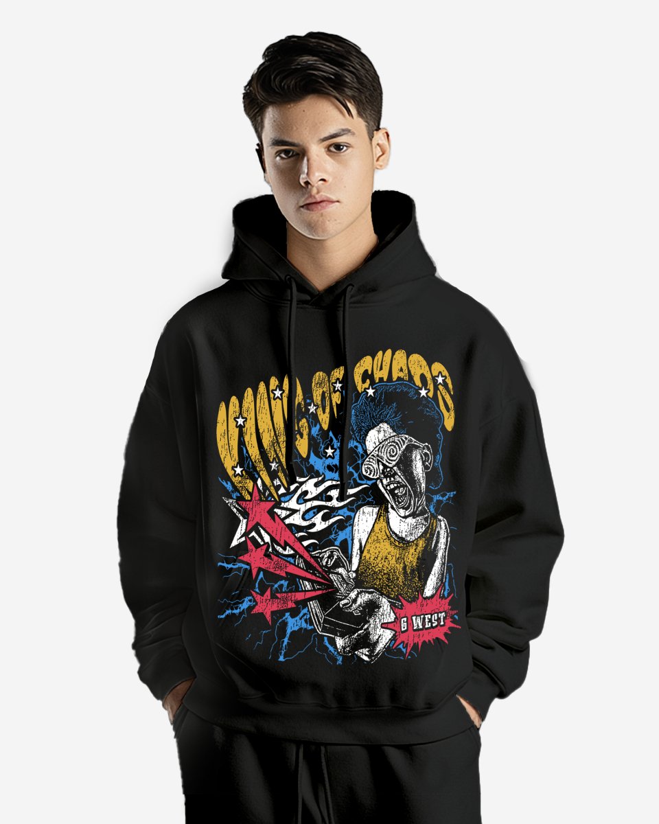 G WEST KING OF CHAOS OVERSIZE HOODIE - G West