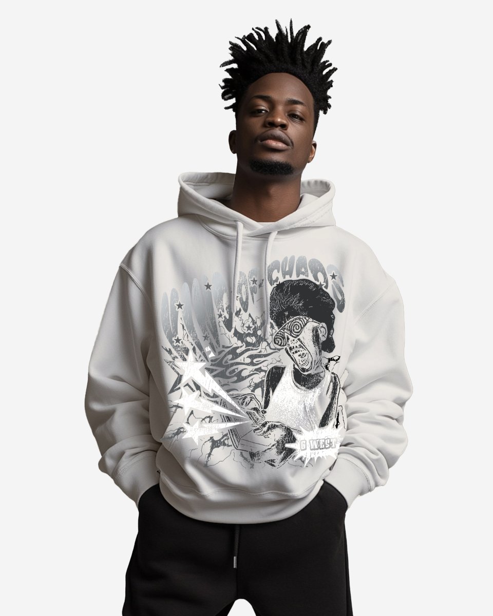 G WEST KING OF CHAOS OVERSIZE HOODIE - G West