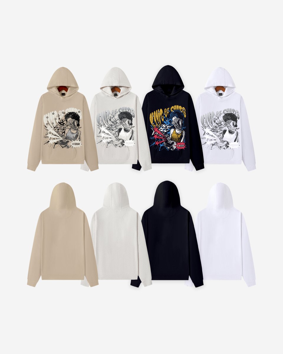 G WEST KING OF CHAOS OVERSIZE HOODIE - G West