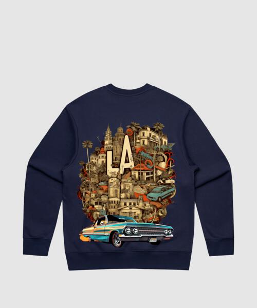 G West La Culture Heavy Premium Crewneck - 6 Colors - G West