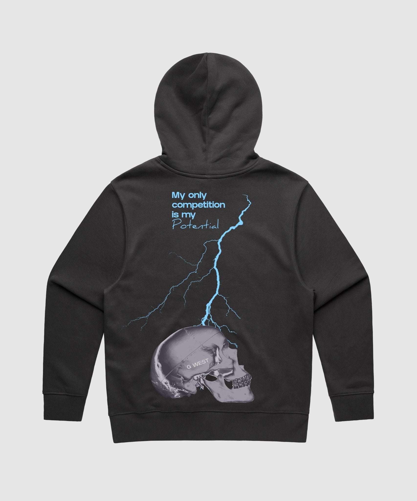 G WEST LIGHTING SKULL HEAVY PREMIUM HOODIE - 6 COLORS - G West