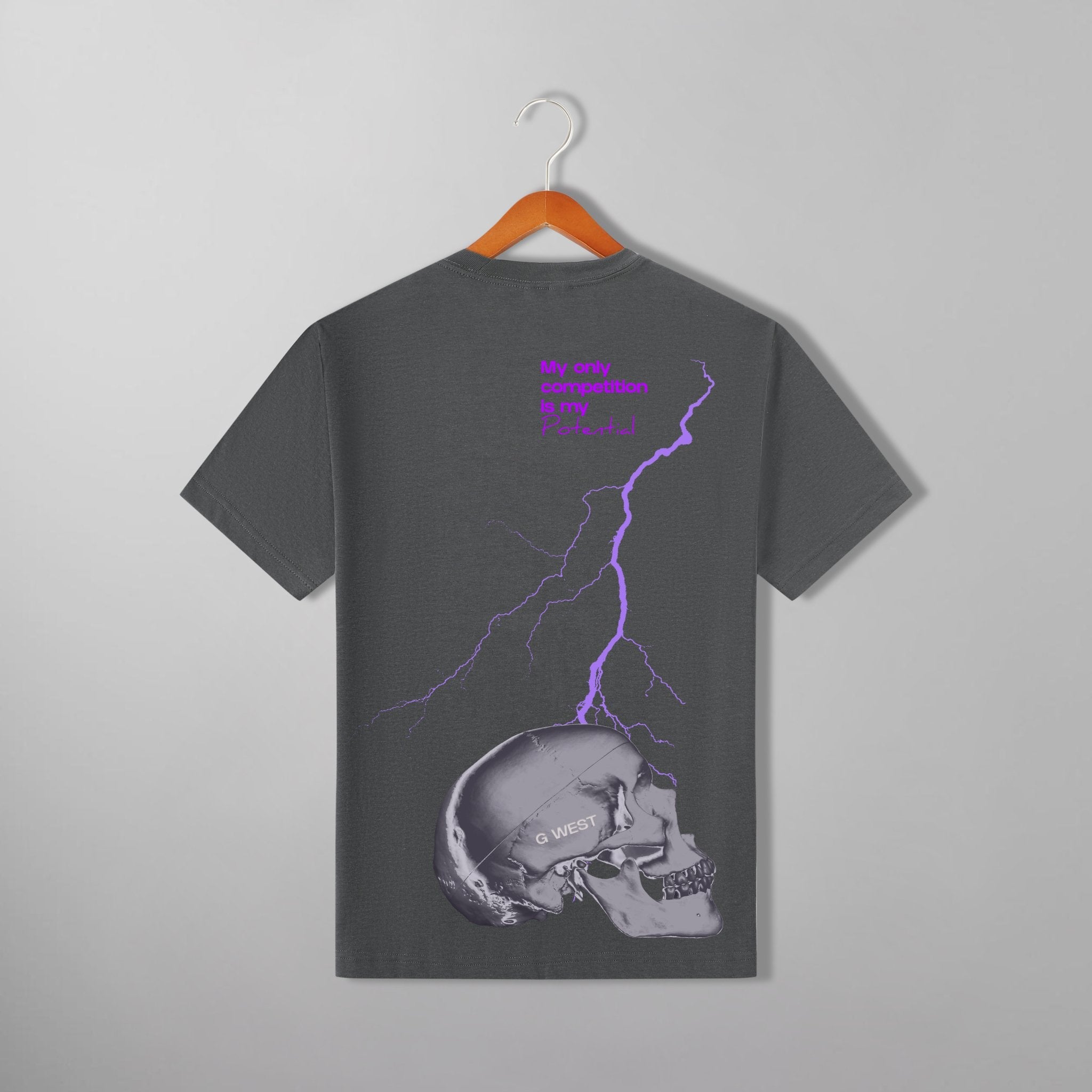 G WEST LIGHTING SKULL TEE - G West