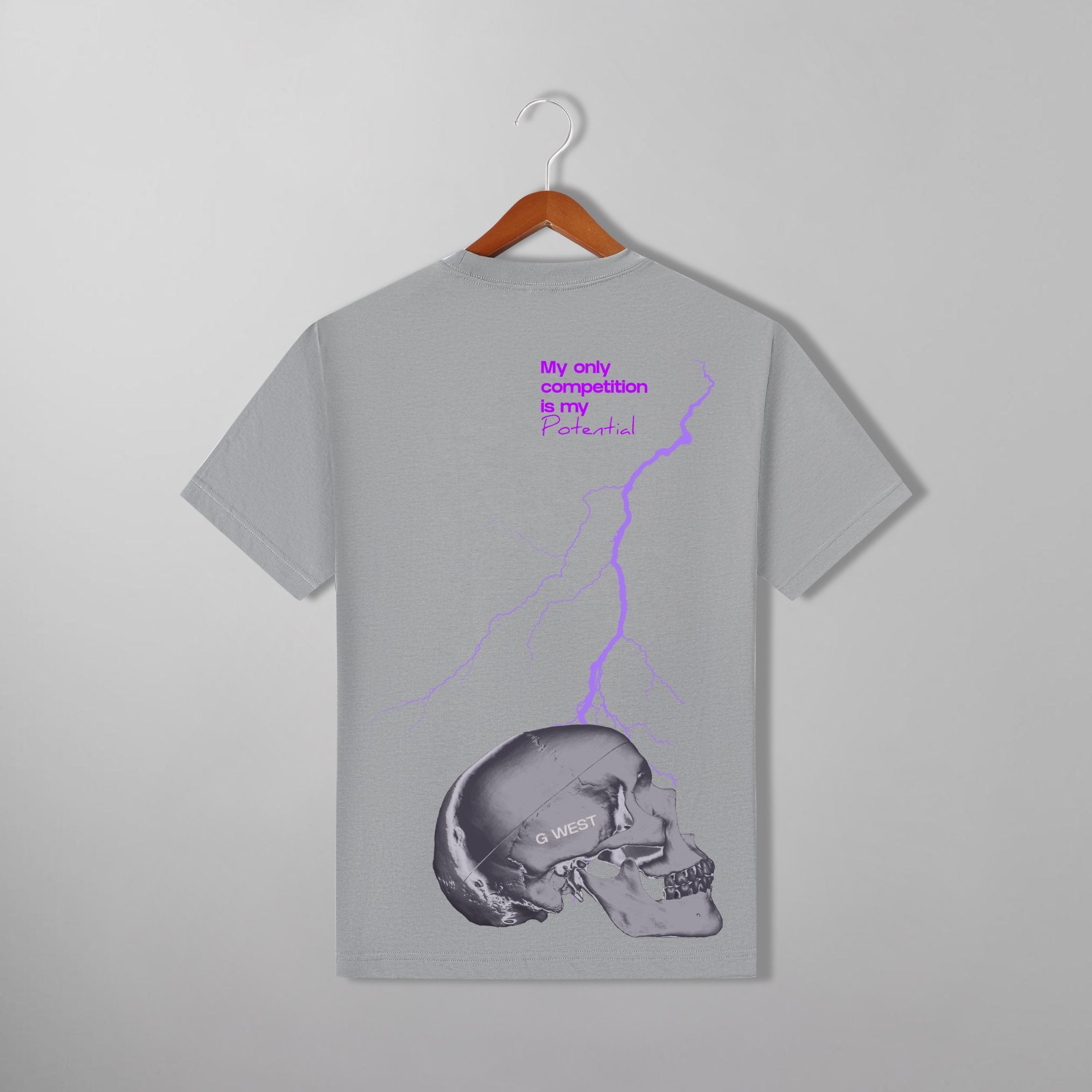 G WEST LIGHTING SKULL TEE - G West