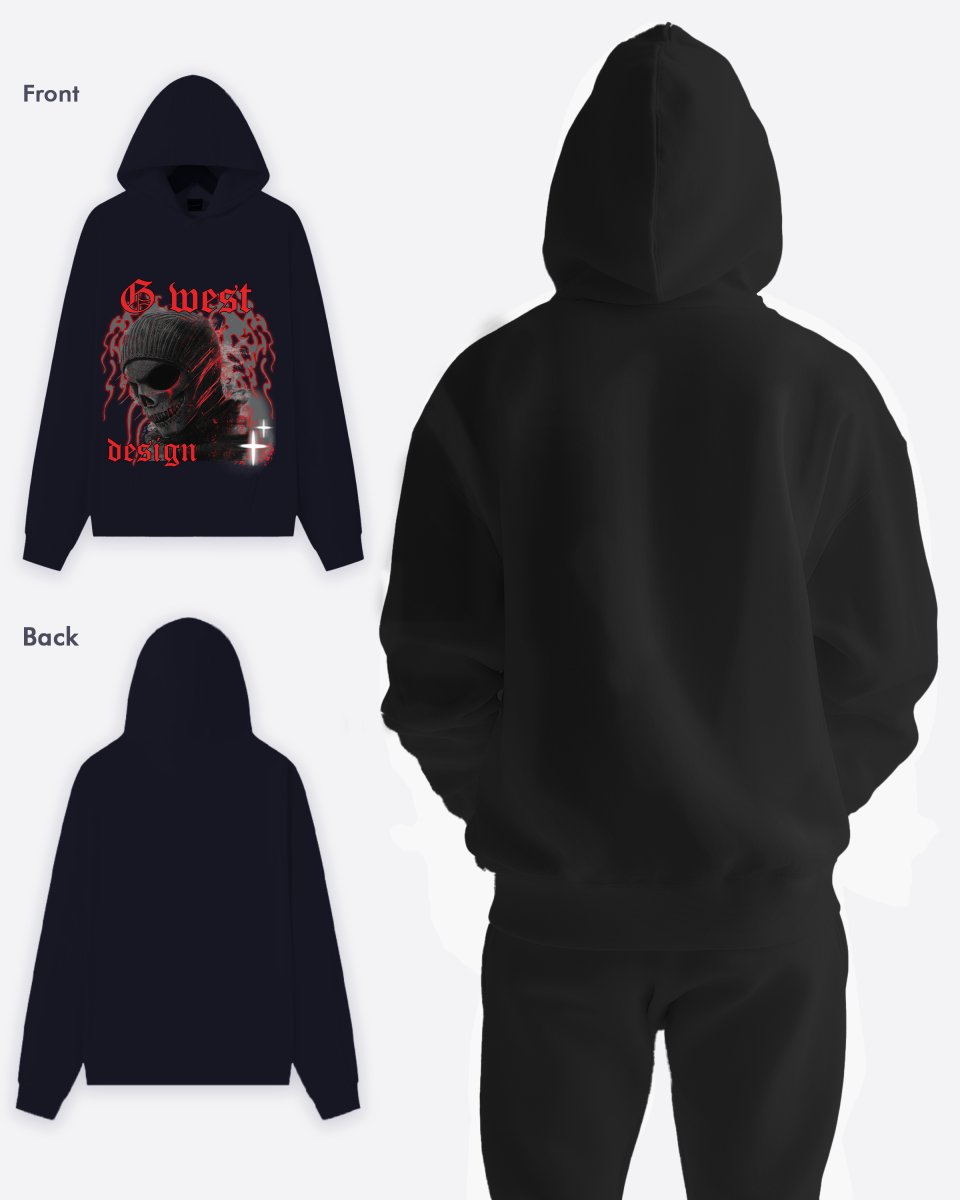 G WEST MASK 3.0 OVERSIZE HOODIE - G West