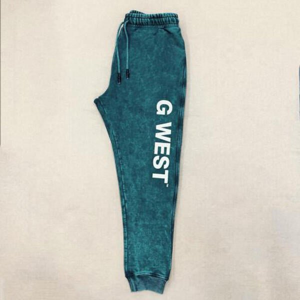 G WEST MENS ENCRYPTED ACID WASH JOGGER: GWAPJ2028- 2 - G West