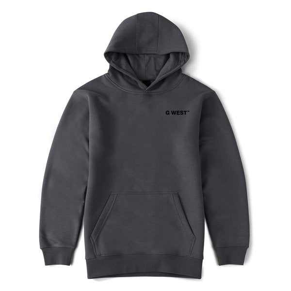 G WEST MENS PULLOVER HOODIE WITH LOGO : GWHDL7002 - 13 COLORS - G West