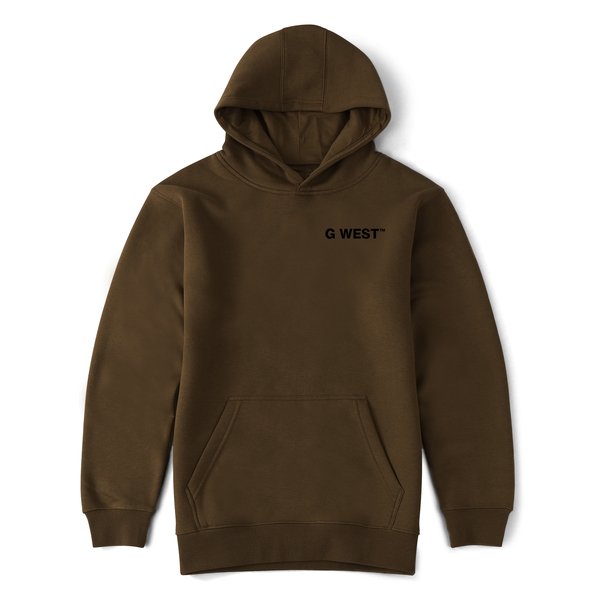 G WEST MENS PULLOVER HOODIE WITH LOGO : GWHDL7002 - 13 COLORS - G West