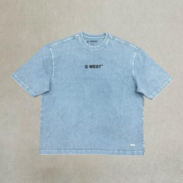 G WEST MENS STONE WASH TEE- GWAPT2024 - G West