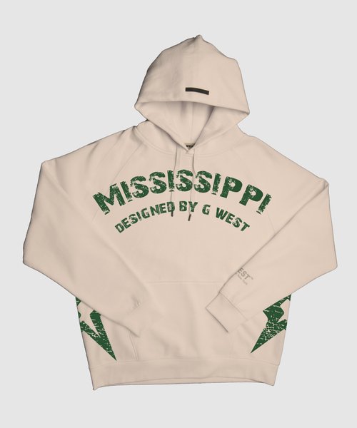 G WEST MISSISSIPPI TAN HOODIE - G West