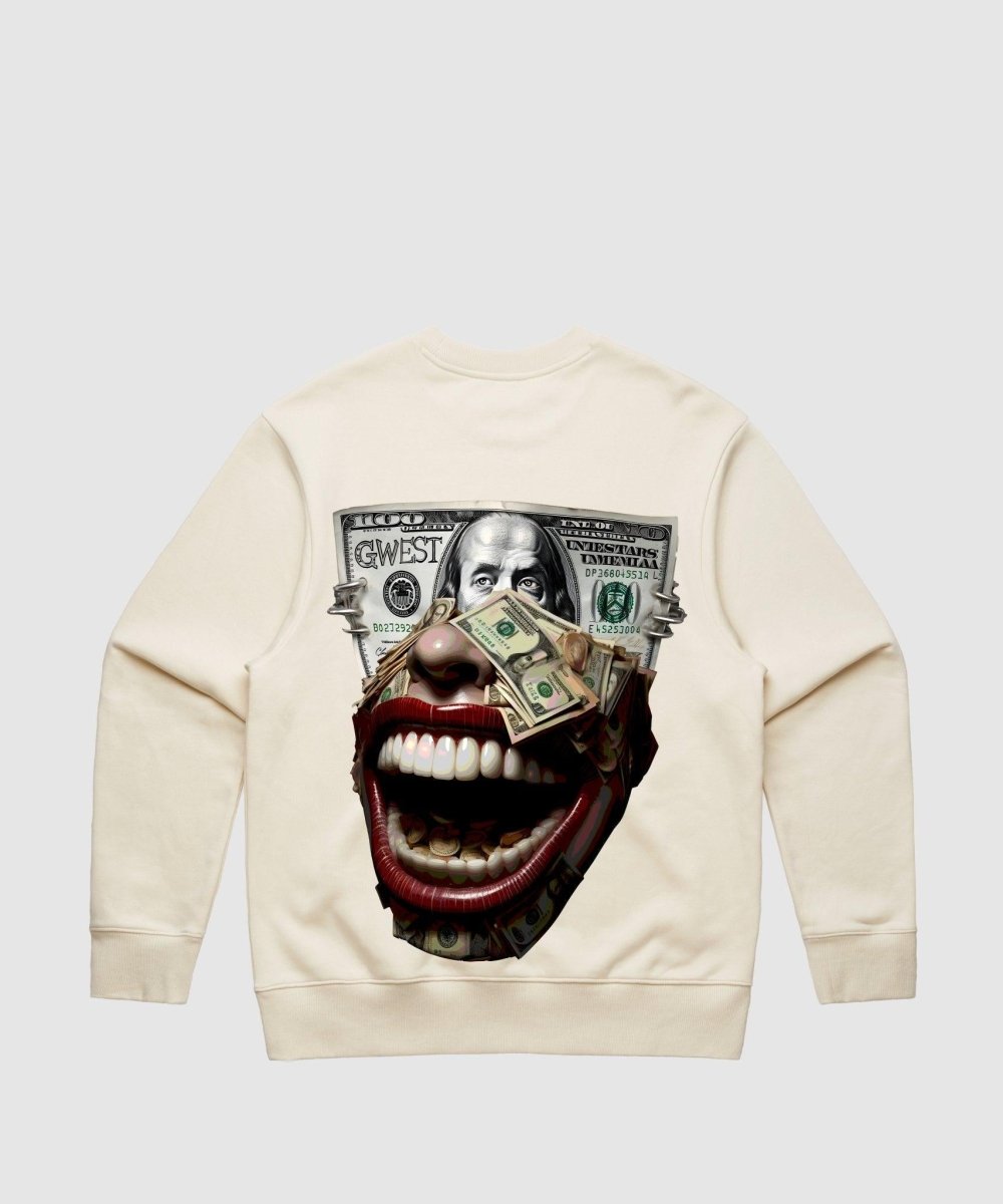 G West Money Mouth Heavy Premium Crewneck - 6 Colors - G West