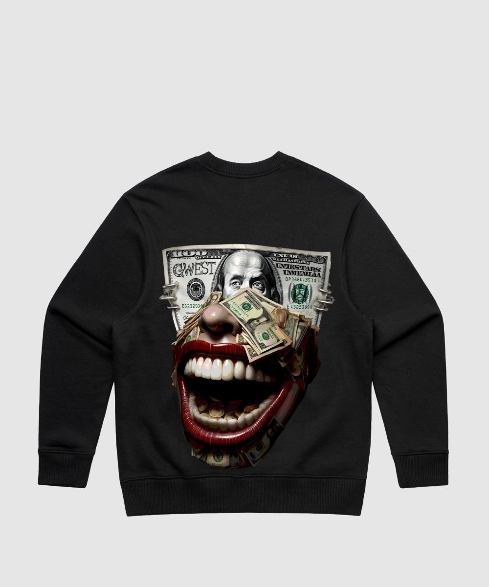 G West Money Mouth Heavy Premium Crewneck - 6 Colors - G West