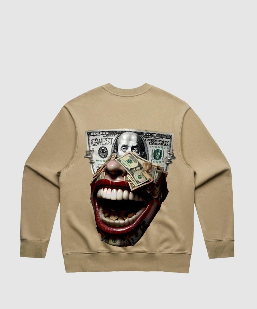 G West Money Mouth Heavy Premium Crewneck - 6 Colors - G West