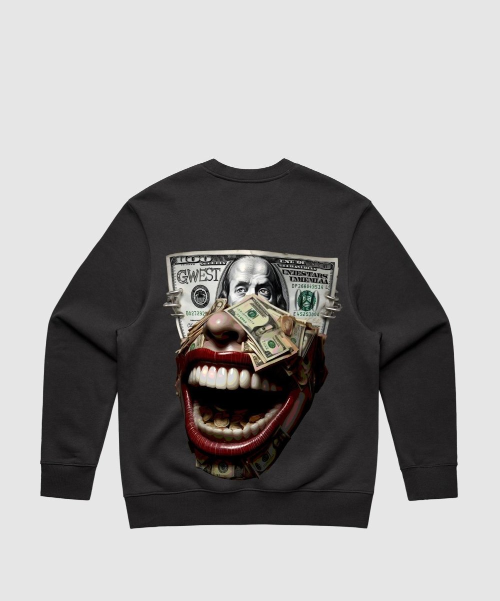 G West Money Mouth Heavy Premium Crewneck - 6 Colors - G West