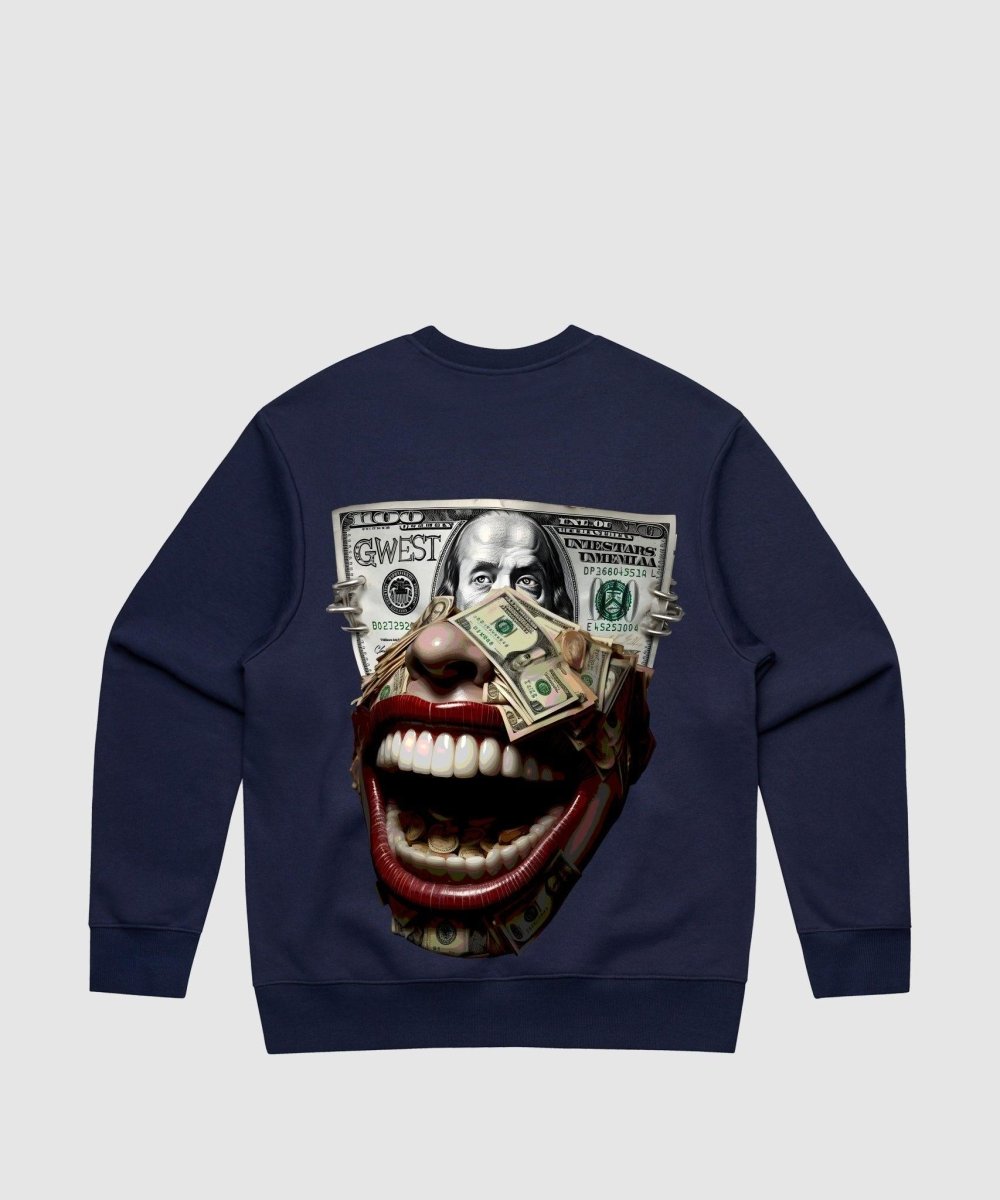 G West Money Mouth Heavy Premium Crewneck - 6 Colors - G West