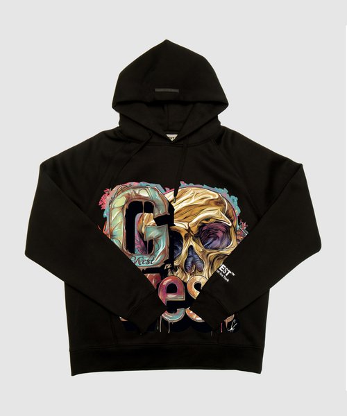 G West Multicolor Skull Hoodie - G West