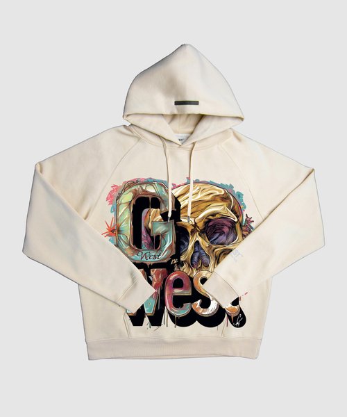 G West Multicolor Skull Hoodie - G West