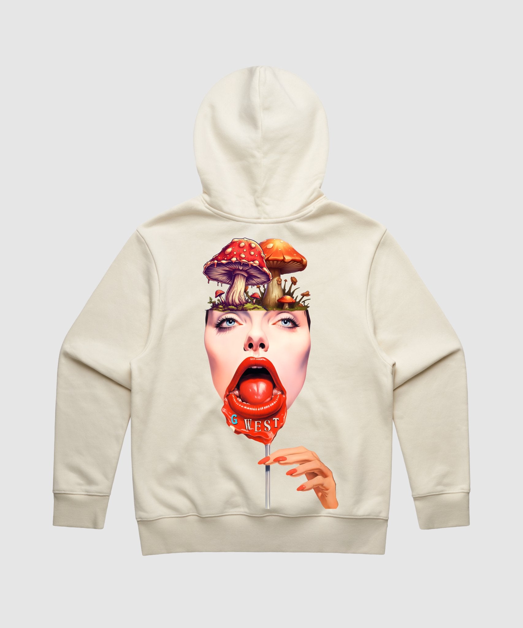 G WEST MUSHROOM LOLLIPOP HEAVY PREMIUM HOODIE - 6 COLORS - G West