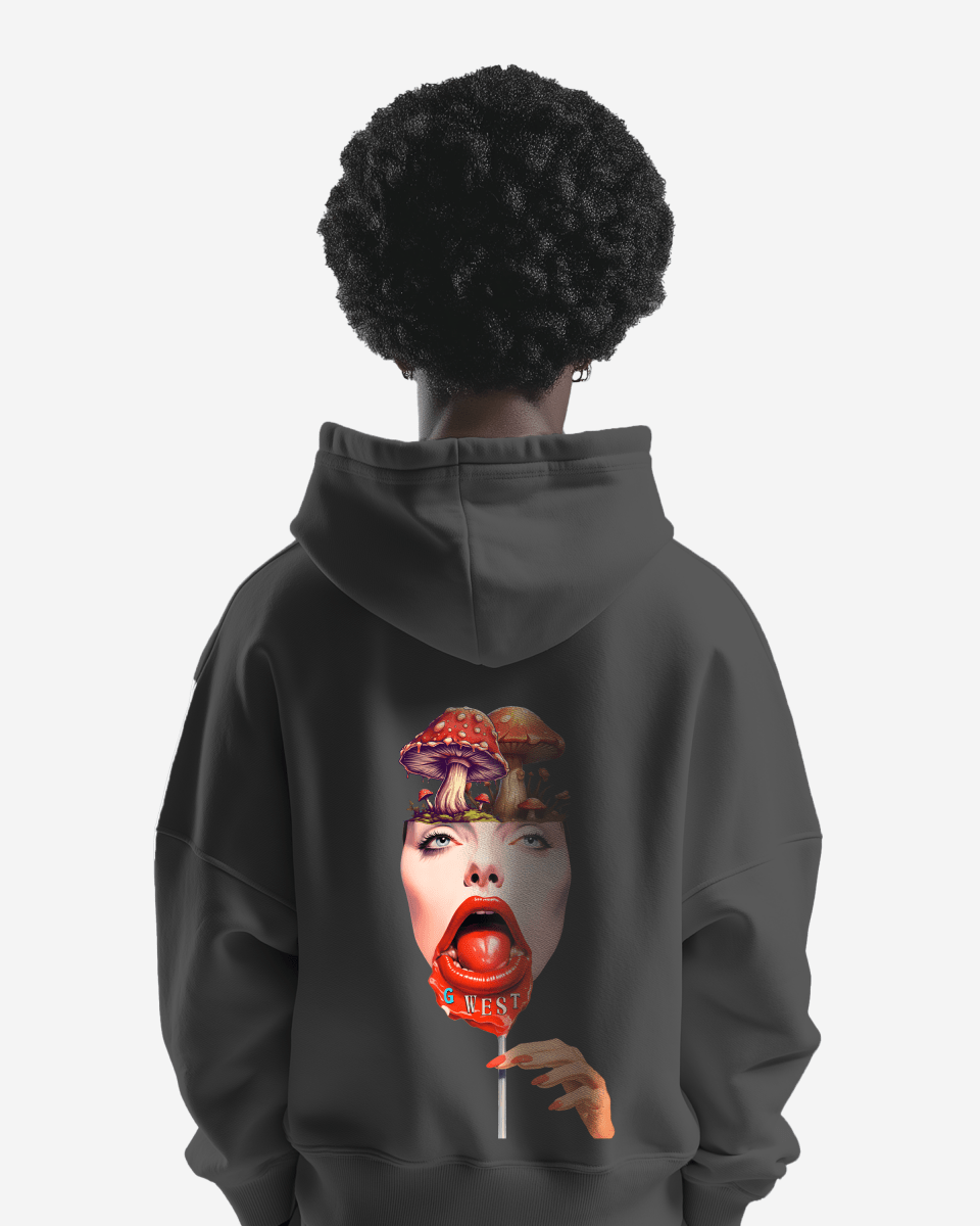 G West Mushroom Lollipop Heavy Premium Hoodie - 6 Colors - G West