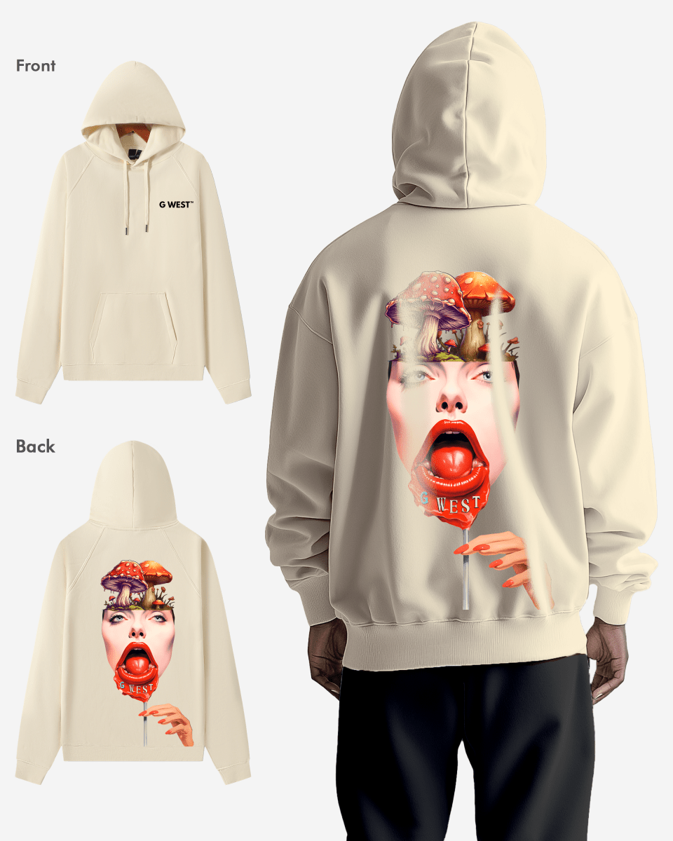 G West Mushroom Lollipop Heavy Premium Hoodie - 6 Colors - G West