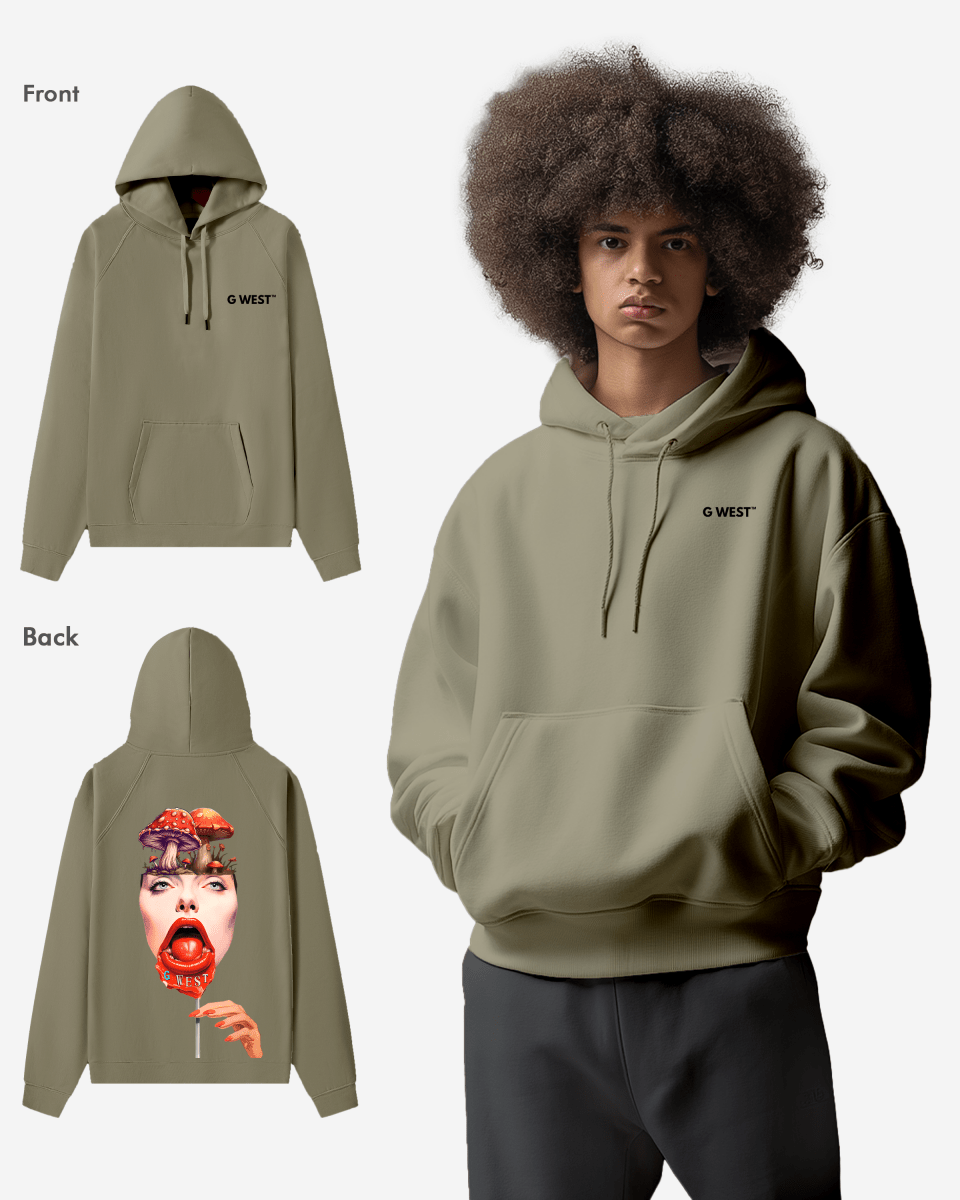 G West Mushroom Lollipop Heavy Premium Hoodie - 6 Colors - G West