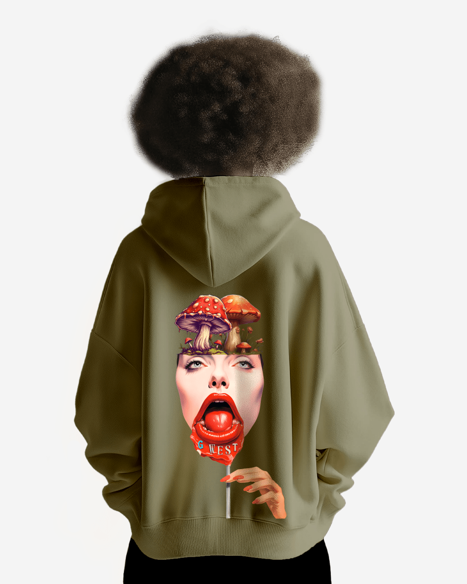 G West Mushroom Lollipop Heavy Premium Hoodie - 6 Colors - G West