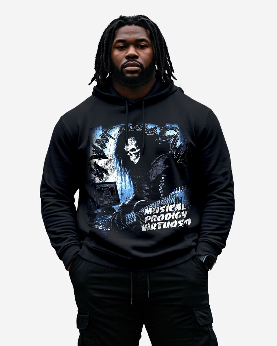 G West Musical Prodigy Virtuoso Black Hoodie Big and Tall - G West