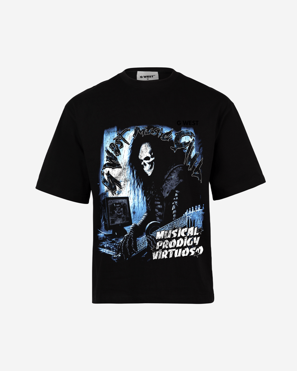 G West Musical Prodigy Virtuoso Premium Oversized Tee - G West