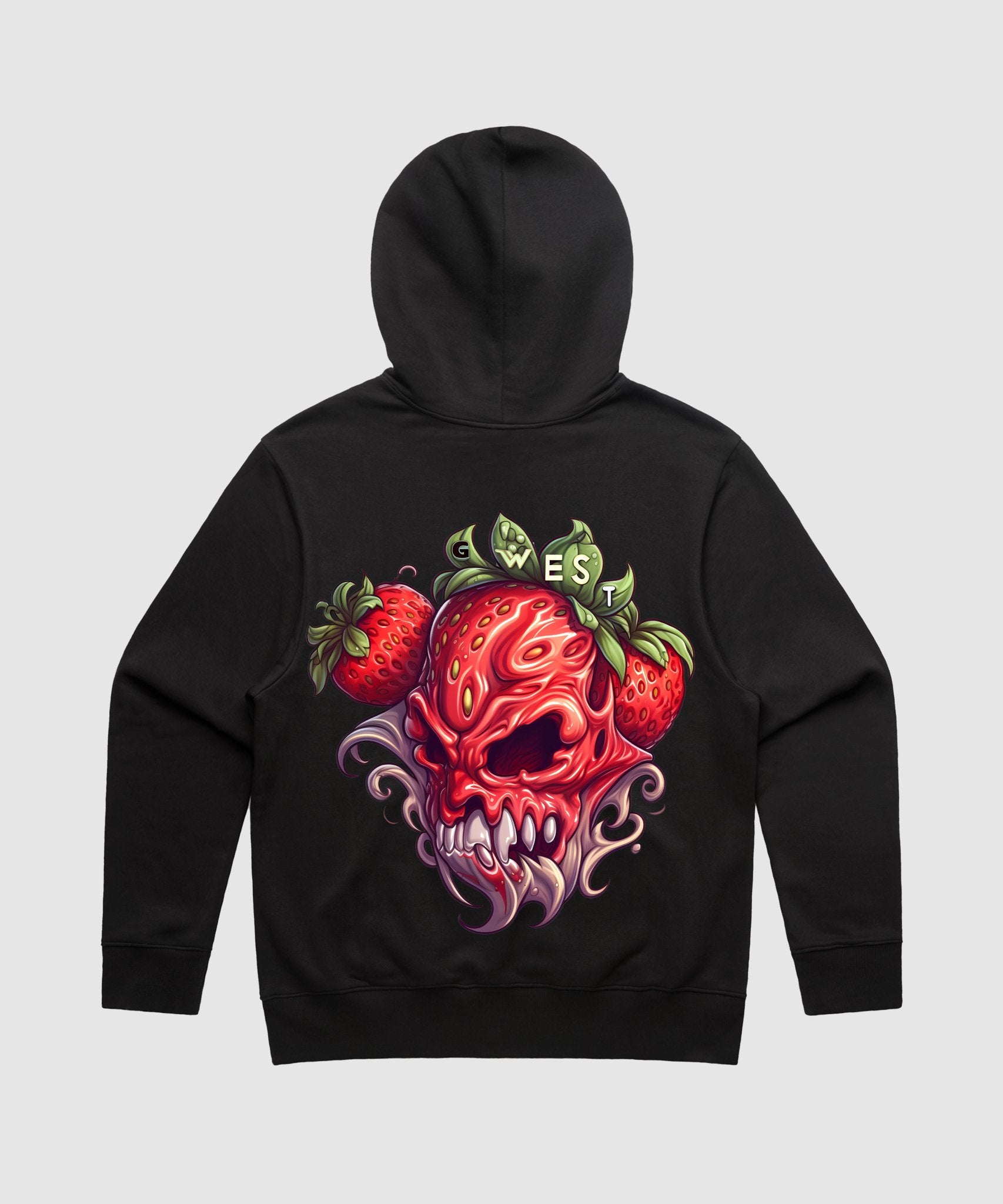 G WEST MUTATED STRAWBERRY HEAVY PREMIUM HOODIE - 6 COLORS - G West