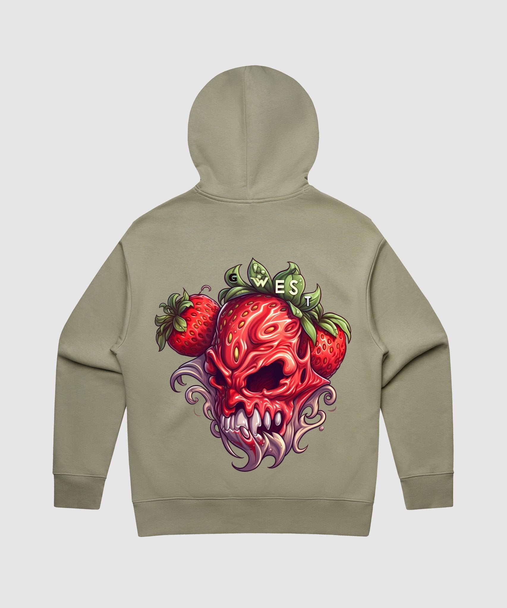 G WEST MUTATED STRAWBERRY HEAVY PREMIUM HOODIE - 6 COLORS - G West