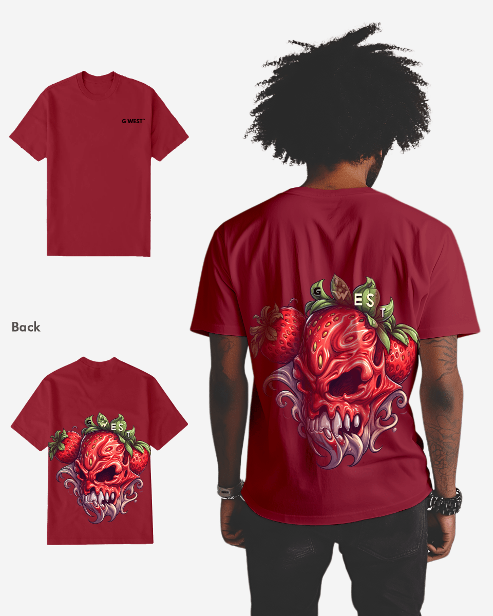 G WEST MUTATED STRAWBERRY T - SHIRT - 12 COLORS - G West