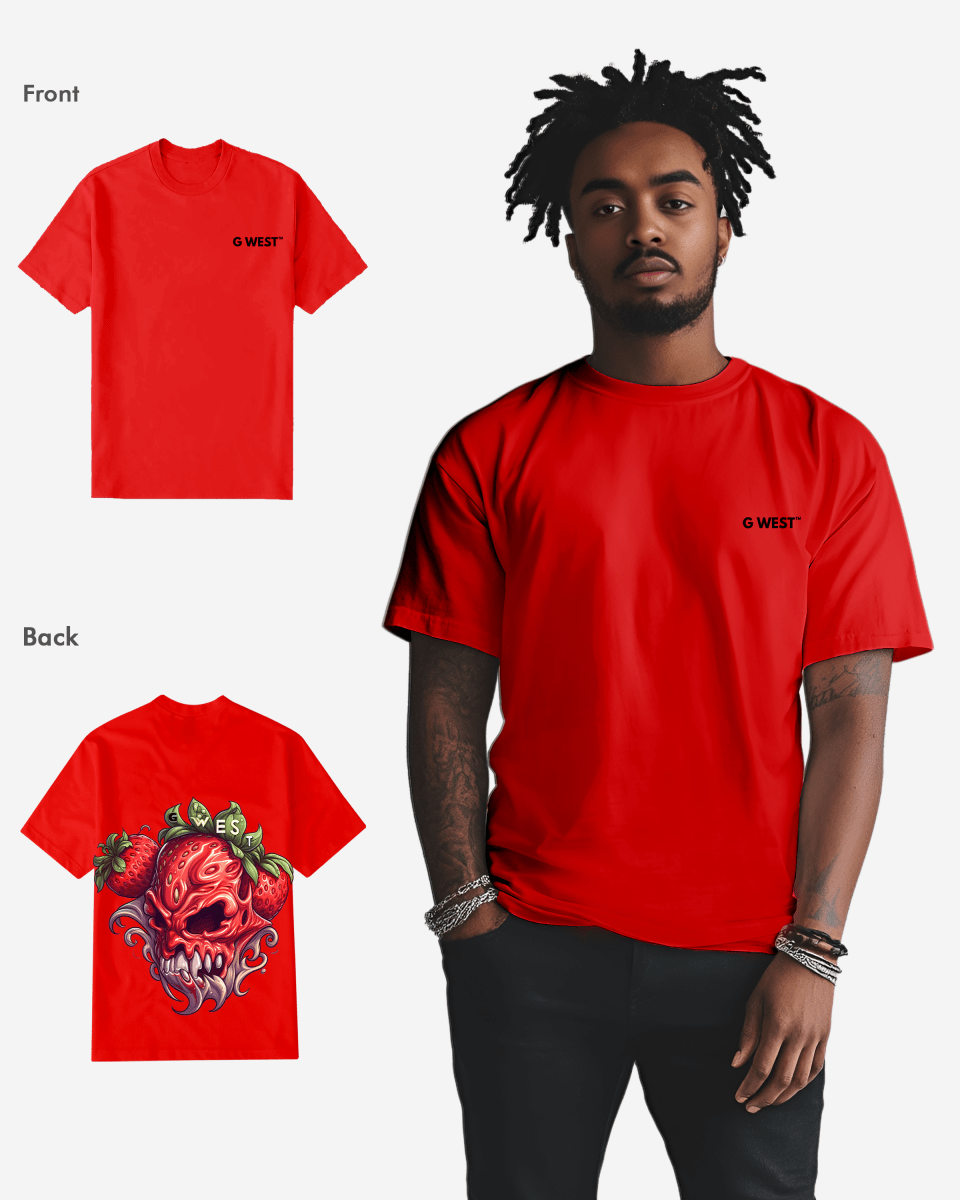 G WEST MUTATED STRAWBERRY T - SHIRT - 12 COLORS - G West