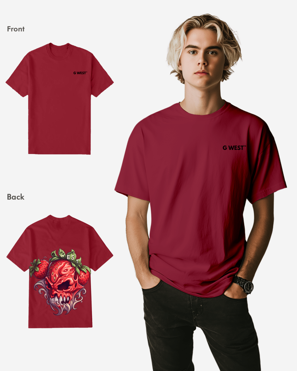 G WEST MUTATED STRAWBERRY T - SHIRT - 12 COLORS - G West