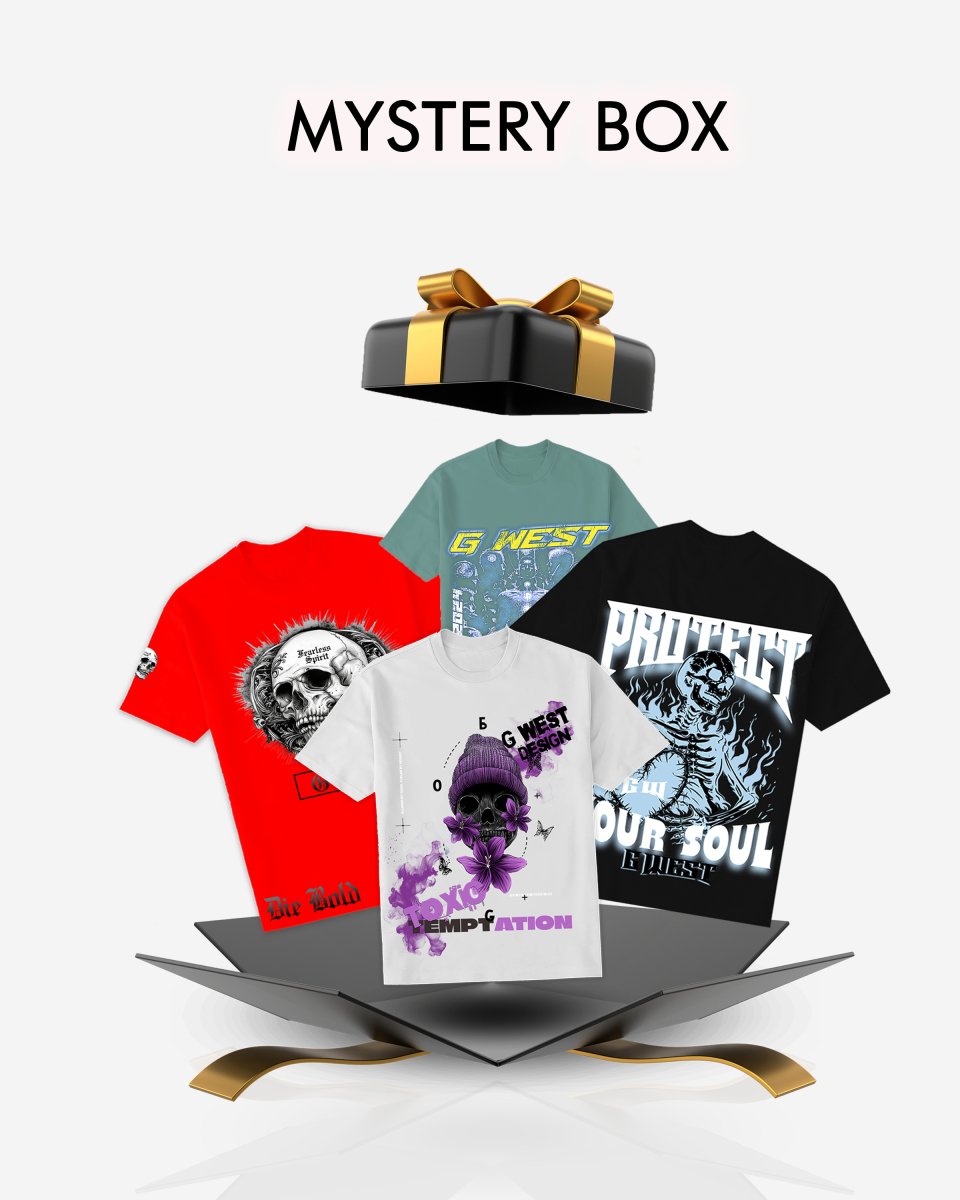 G West Mystery Box – Four Random T-Shirts - G West