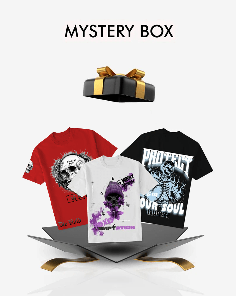 G West Mystery Box Three Random T-Shirts - G West