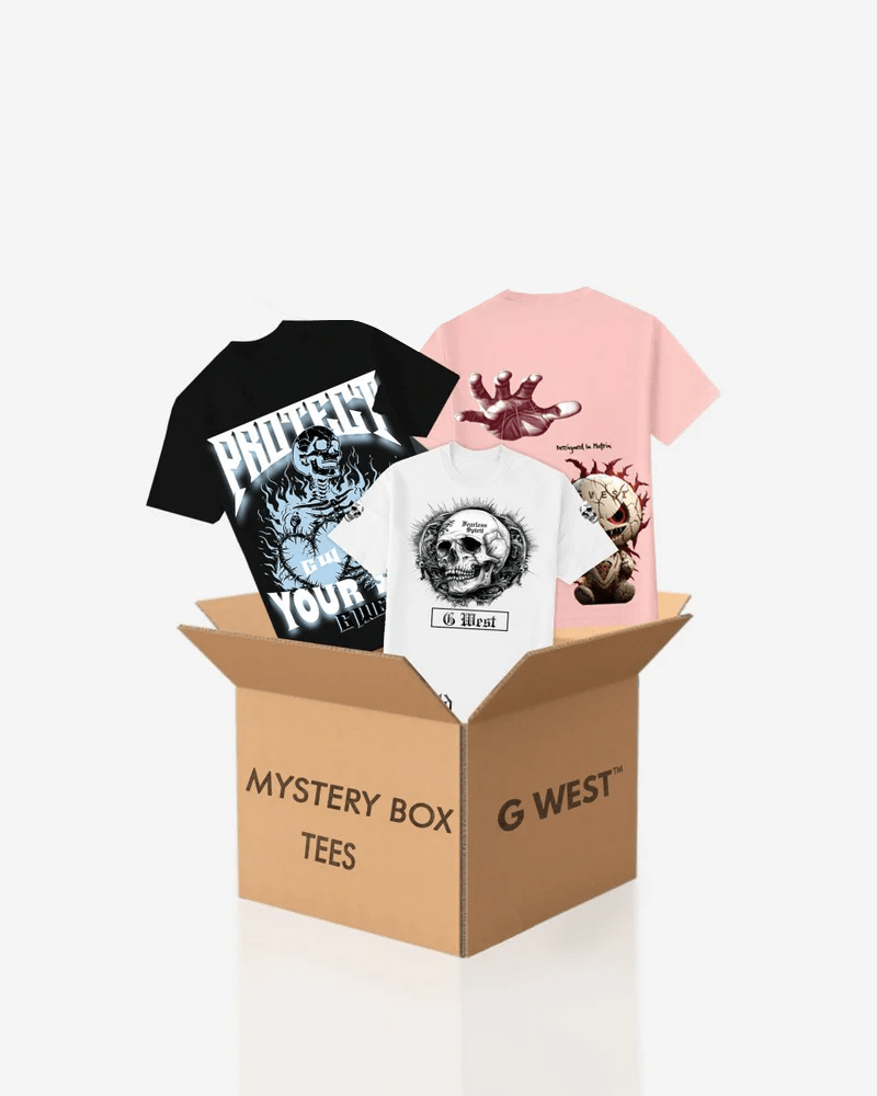 G West Mystery Box Three Random T-Shirts - G West