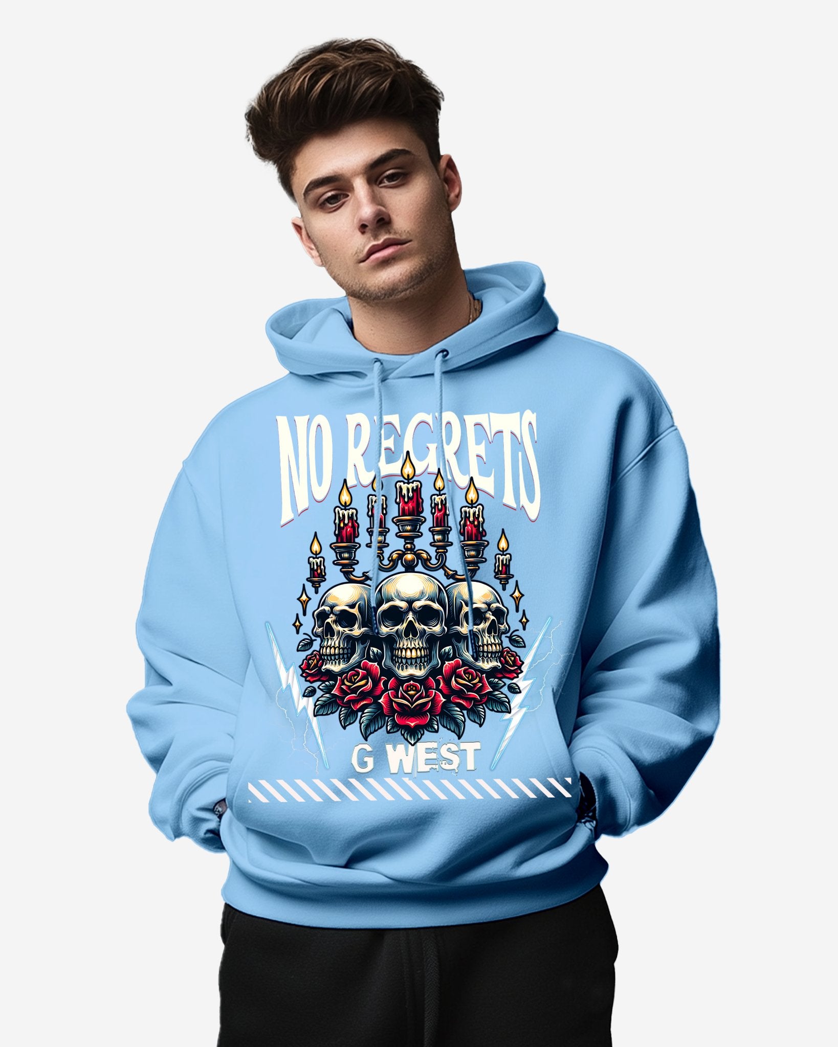 G WEST NO REGRETS OVERSIZE HOODIE - G West