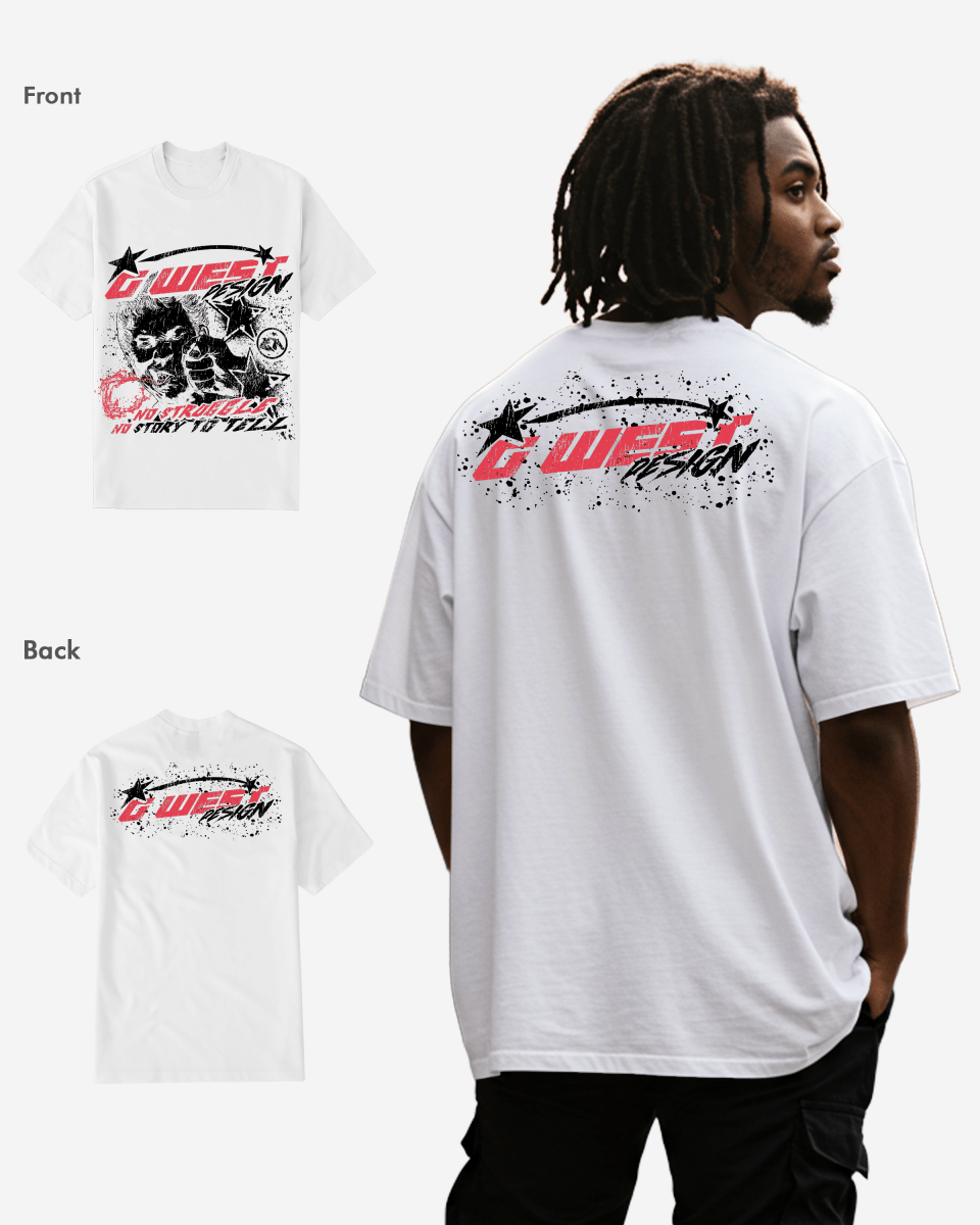 G West No Struggle No Story Tee Big and Tall - G West