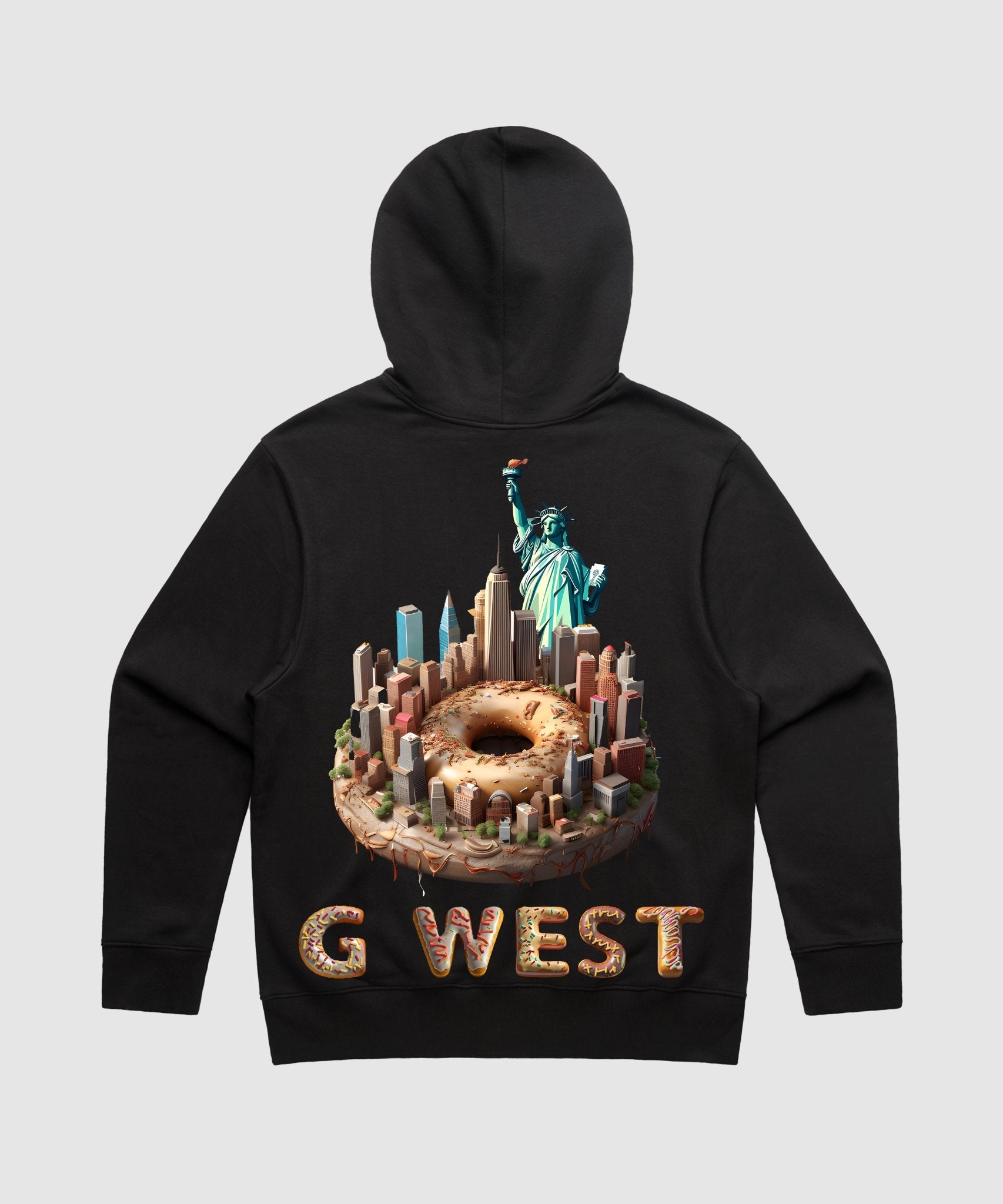 G WEST NYC DONUT HEAVY PREMIUM HOODIE - 6 COLORS - G West