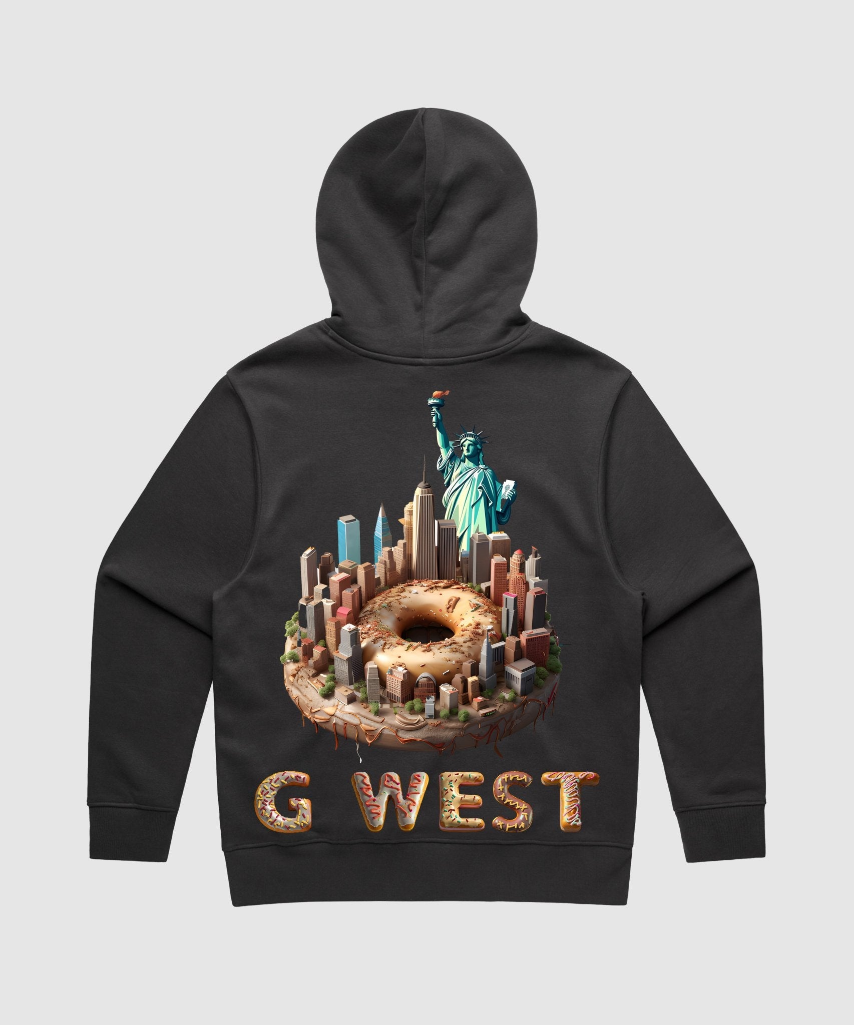 G WEST NYC DONUT HEAVY PREMIUM HOODIE - 6 COLORS - G West